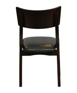 Chelsea Dining Chairs in Dark Walnut with Bison Cedar Seats 6 Pack (JA242)