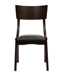 Chelsea Dining Chairs in Dark Walnut with Bison Cedar Seats 6 Pack (JA242)
