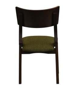 Chelsea Dining Chairs in Dark Walnut with Shetland Forest Seats 6 Pack (JA244)