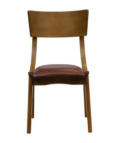 Chelsea Dining Chairs in Weathered Oak with Bison Espresso Seats 6 Pack (JA248)