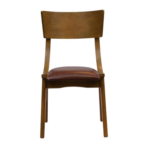 Chelsea Dining Chairs in Weathered Oak with Bison Espresso Seats 6 Pack (JA248)