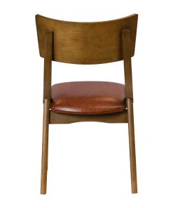Chelsea Dining Chairs in Weathered Oak with Bison Tan Seats 6 Pack (JA249)