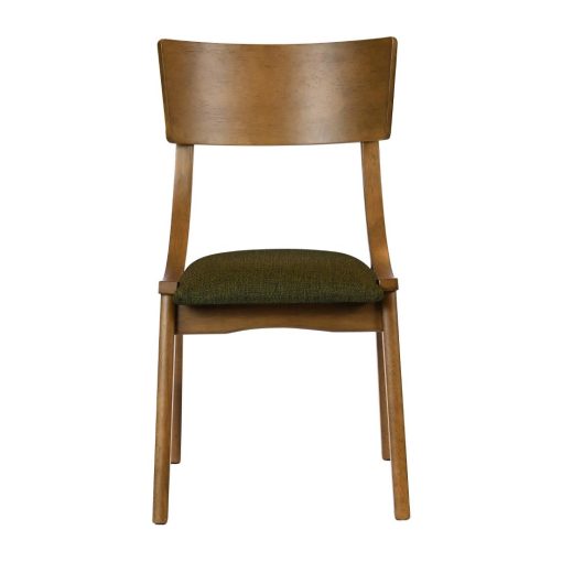 Chelsea Dining Chairs in Weathered Oak with Shetland Forest Seats 6 Pack (JA252)