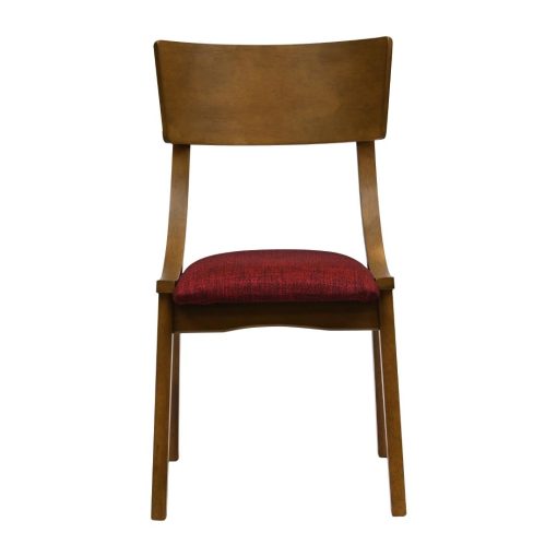Chelsea Dining Chairs in Weathered Oak with Shetland Scarlett Seats 6 Pack (JA254)