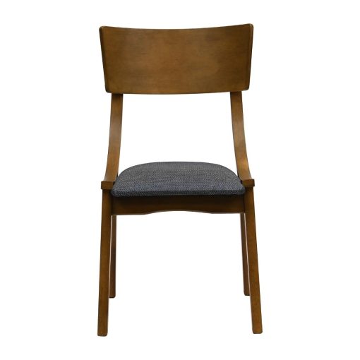 Chelsea Dining Chairs in Weathered Oak with Shetland Sea Seats 6 Pack (JA255)