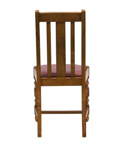 Thame Dining Chair in Weathered Oak with Bison Espresso Seat 6 Pack (JA256)