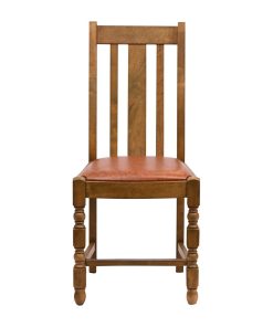 Thame Dining Chair in Weathered Oak with Bison Tan Seat 6 Pack (JA257)