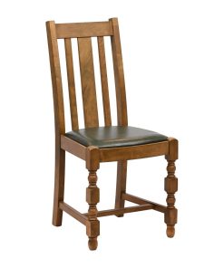 Thame Dining Chair in Weathered Oak with Bison Cedar Seat 6 Pack (JA258)