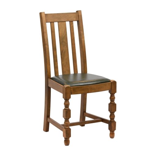 Thame Dining Chair in Weathered Oak with Bison Cedar Seat 6 Pack (JA258)