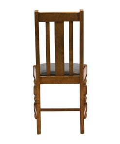 Thame Dining Chair in Weathered Oak with Bison Cedar Seat 6 Pack (JA258)