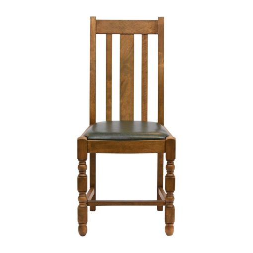 Thame Dining Chair in Weathered Oak with Bison Cedar Seat 6 Pack (JA258)
