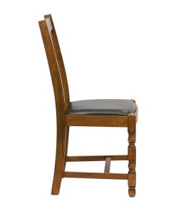 Thame Dining Chair in Weathered Oak with Bison Cedar Seat 6 Pack (JA258)