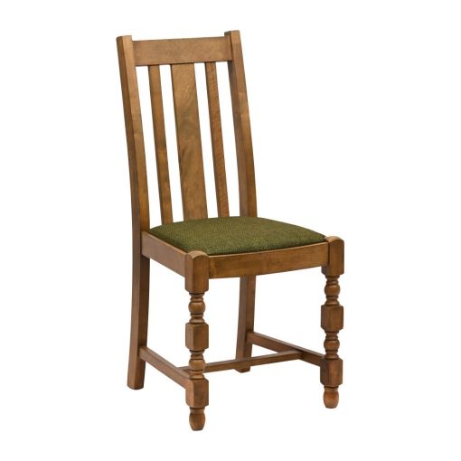 Thame Dining Chair in Weathered Oak with Shetland Forest Seat 6 Pack (JA260)