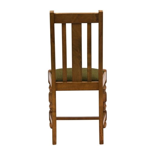Thame Dining Chair in Weathered Oak with Shetland Forest Seat 6 Pack (JA260)