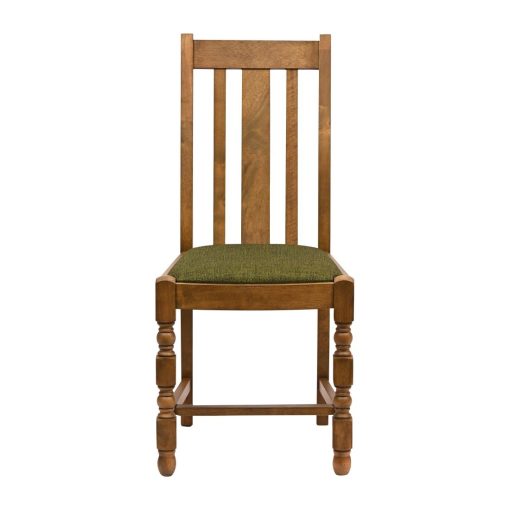 Thame Dining Chair in Weathered Oak with Shetland Forest Seat 6 Pack (JA260)