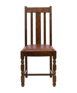 Thame Dining Chair in Vintage Wood with Bison Espresso Seat 6 Pack (JA264)
