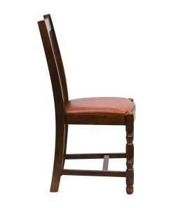 Thame Dining Chair in Vintage Wood with Bison Tan Seat 6 Pack (JA265)