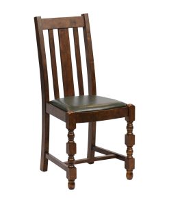 Thame Dining Chair in Vintage Wood with Bison Cedar Seat 6 Pack (JA266)
