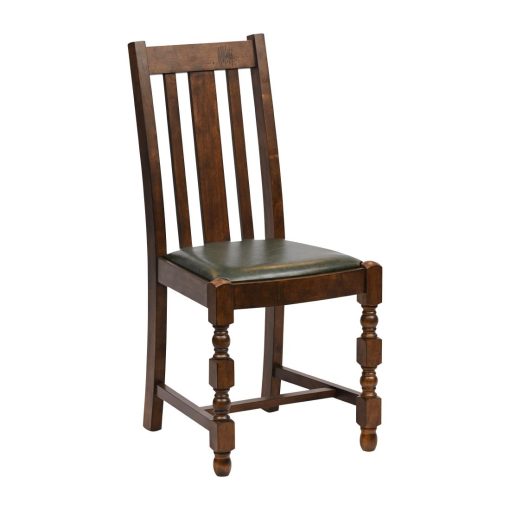 Thame Dining Chair in Vintage Wood with Bison Cedar Seat 6 Pack (JA266)