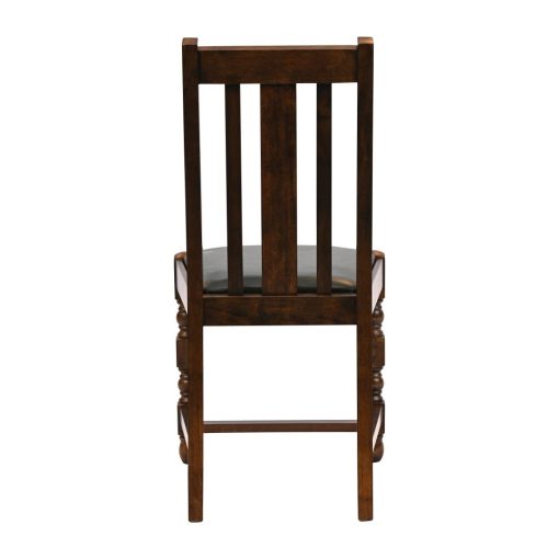 Thame Dining Chair in Vintage Wood with Bison Cedar Seat 6 Pack (JA266)