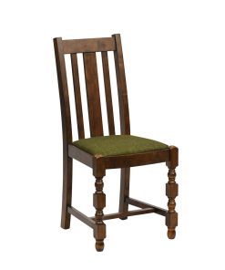 Thame Dining Chair in Vintage Wood with Shetland Forest Seat 6 Pack (JA268)