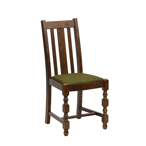 Thame Dining Chair in Vintage Wood with Shetland Forest Seat 6 Pack (JA268)