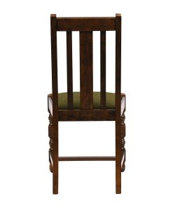 Thame Dining Chair in Vintage Wood with Shetland Forest Seat 6 Pack (JA268)
