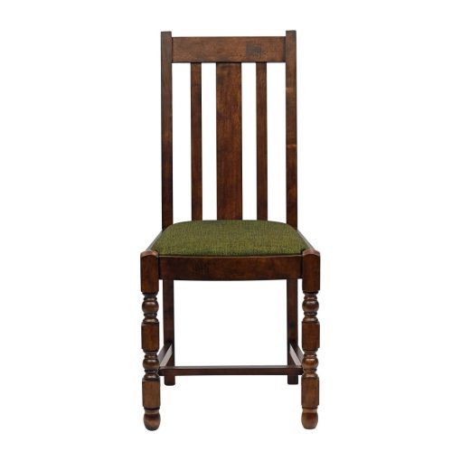 Thame Dining Chair in Vintage Wood with Shetland Forest Seat 6 Pack (JA268)