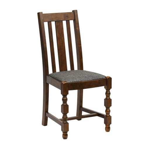 Thame Dining Chair in Vintage Wood with Shetland Smoke Seat 6 Pack (JA269)