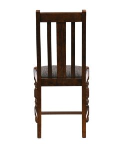 Thame Dining Chair in Vintage Wood with Shetland Smoke Seat 6 Pack (JA269)