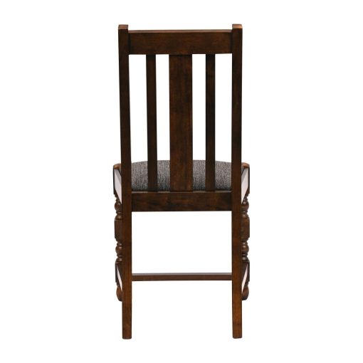 Thame Dining Chair in Vintage Wood with Shetland Smoke Seat 6 Pack (JA269)
