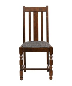 Thame Dining Chair in Vintage Wood with Shetland Smoke Seat 6 Pack (JA269)