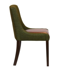 Bath Walnut Dining Chair with Forest Back and Espresso Seat 6 Pack (JA288)
