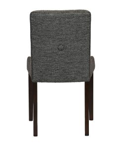 Bath Walnut Dining Chair with Smoke Back and Tan Seat 6 Pack (JA289)