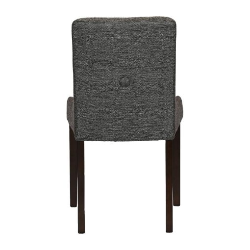 Bath Walnut Dining Chair with Smoke Back and Tan Seat 6 Pack (JA289)