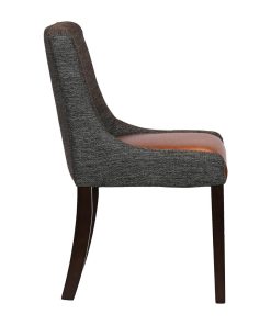 Bath Walnut Dining Chair with Smoke Back and Tan Seat 6 Pack (JA289)