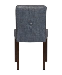 Bath Walnut Dining Chair with Sea Back and Tan Seat 6 Pack (JA290)