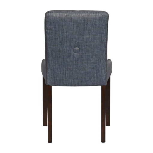 Bath Walnut Dining Chair with Sea Back and Tan Seat 6 Pack (JA290)
