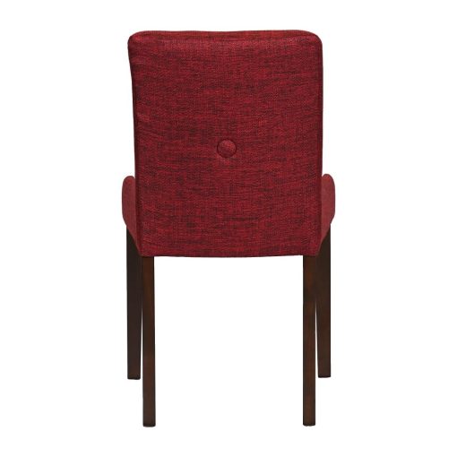Bath Walnut Dining Chair with Scarlett Back and Espresso Seat 6 Pack (JA291)