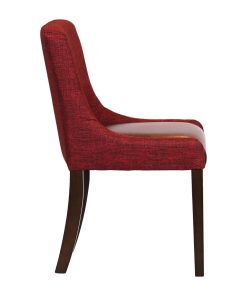 Bath Walnut Dining Chair with Scarlett Back and Espresso Seat 6 Pack (JA291)