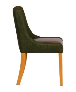 Bath Soft Oak Dining Chair with Forest Back and Espresso Seat 6 Pack (JA292)