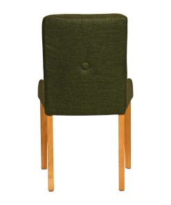 Bath Soft Oak Dining Chair with Forest Back and Espresso Seat 6 Pack (JA292)