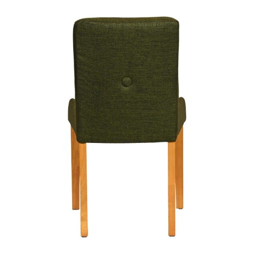 Bath Soft Oak Dining Chair with Forest Back and Espresso Seat 6 Pack (JA292)