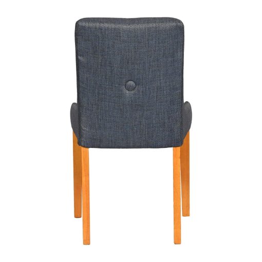 Bath Soft Oak Dining Chair with Sea Back and Tan Seat 6 Pack (JA294)