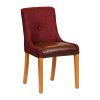 Bath Soft Oak Dining Chair with Scarlett Back and Espresso Seat 6 Pack (JA295)