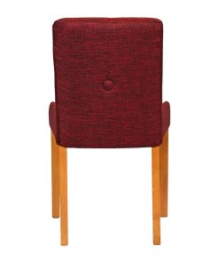 Bath Soft Oak Dining Chair with Scarlett Back and Espresso Seat 6 Pack (JA295)