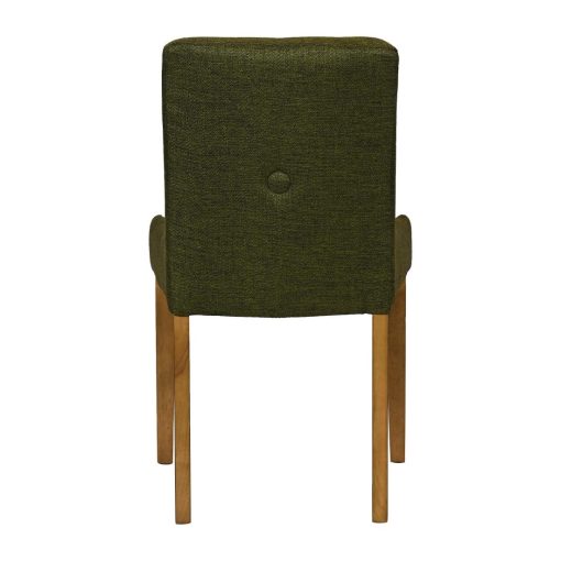 Bath Weathered Oak Dining Chair with Forest Back and Espresso Seat 6 Pack (JA296)