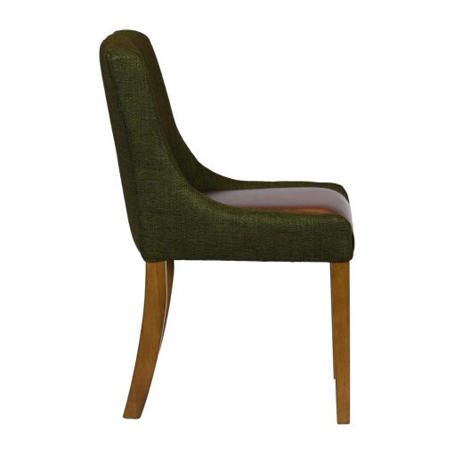 Bath Weathered Oak Dining Chair with Forest Back and Espresso Seat 6 Pack (JA296)