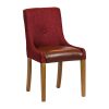 Bath Weathered Oak Dining Chair with Scarlett Back and Espresso Seat 6 Pack (JA299)