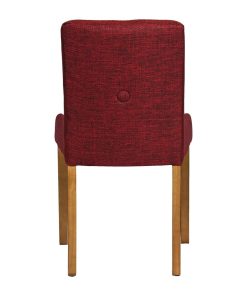 Bath Weathered Oak Dining Chair with Scarlett Back and Espresso Seat 6 Pack (JA299)